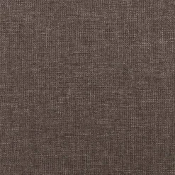 vidaXL Massage gamestoel stof zwart en taupe