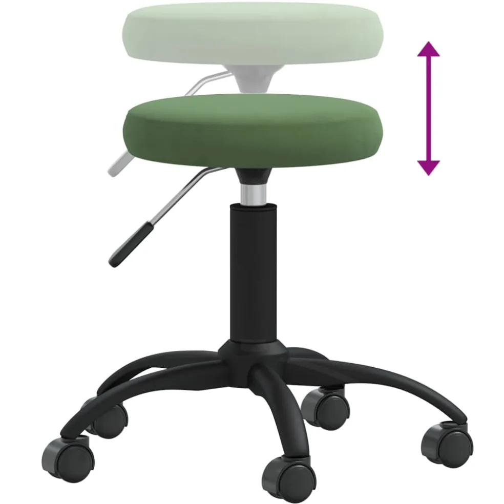 vidaXL Massagekruk fluweel donkergroen