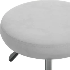 vidaXL Massagekruk fluweel lichtgrijs