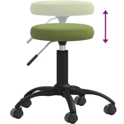 vidaXL Massagekruk fluweel lichtgroen