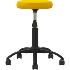 vidaXL Massagekruk fluweel mosterdgeel