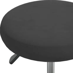 vidaXL Massagekruk fluweel zwart