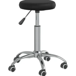 vidaXL Massagekruk kunstleer zwart