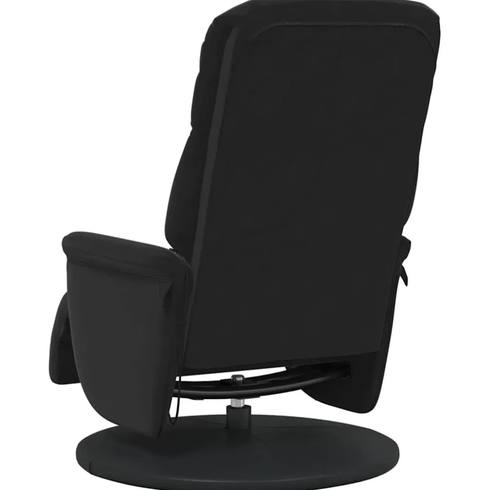 vidaXL Massage Recliner Stoel Zwart 91 x 71 x 105 cm Fluweel