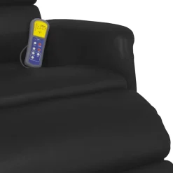 vidaXL Massage Recliner Stoel Zwart 71 x 98 x 106 cm Nep Leer