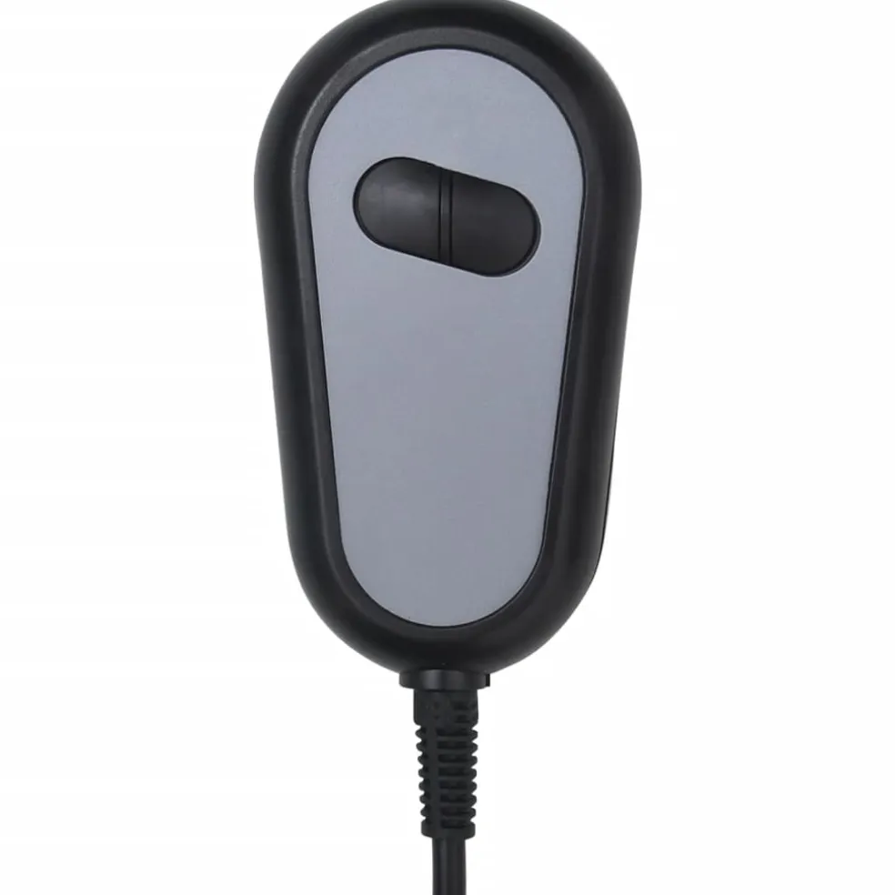 vidaXL Massagestoel elektrisch stof taupe
