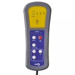 vidaXL Massagestoel elektrisch kunstleer zwart