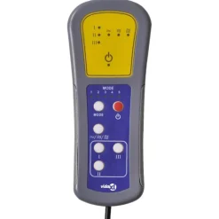 vidaXL Massagestoel elektrisch verstelbaar stof donkergroen