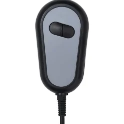 vidaXL Massagestoel elektrisch verstelbaar stof donkerbruin