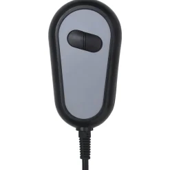 vidaXL Massagestoel elektrisch fluweel crèmekleurig