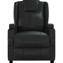 vidaXL Massagestoel kunstleer zwart