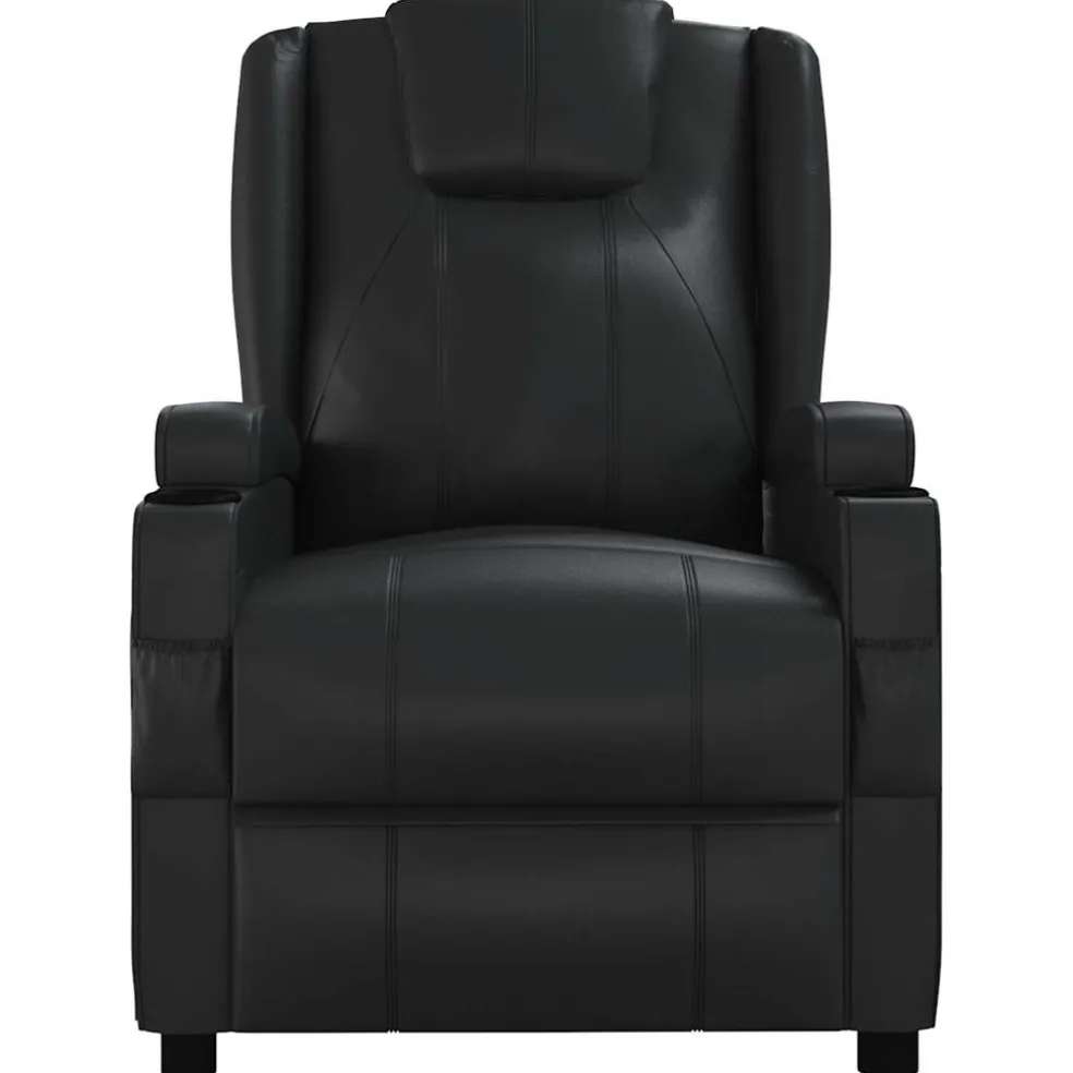 vidaXL Massagestoel kunstleer zwart