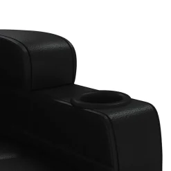 vidaXL Massagestoel kunstleer zwart