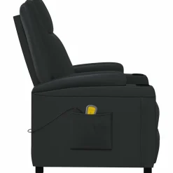 vidaXL Massagestoel kunstleer zwart