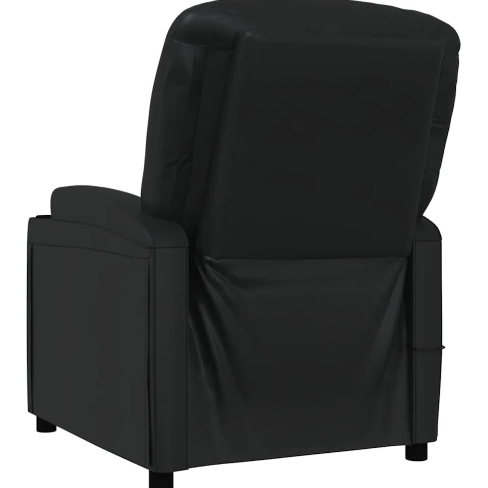 vidaXL Massagestoel kunstleer zwart