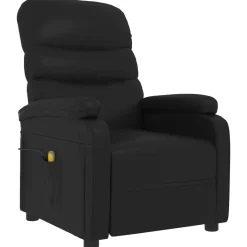 vidaXL Massagestoel kunstleer zwart