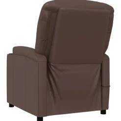 vidaXL Massagestoel kunstleer bruin