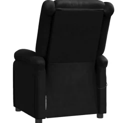 vidaXL Massagestoel kunstleer zwart