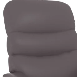 vidaXL Massagestoel kunstleer grijs