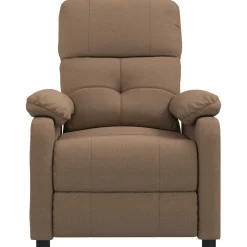 vidaXL Massagestoel stof bruin