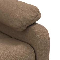 vidaXL Massagestoel stof bruin