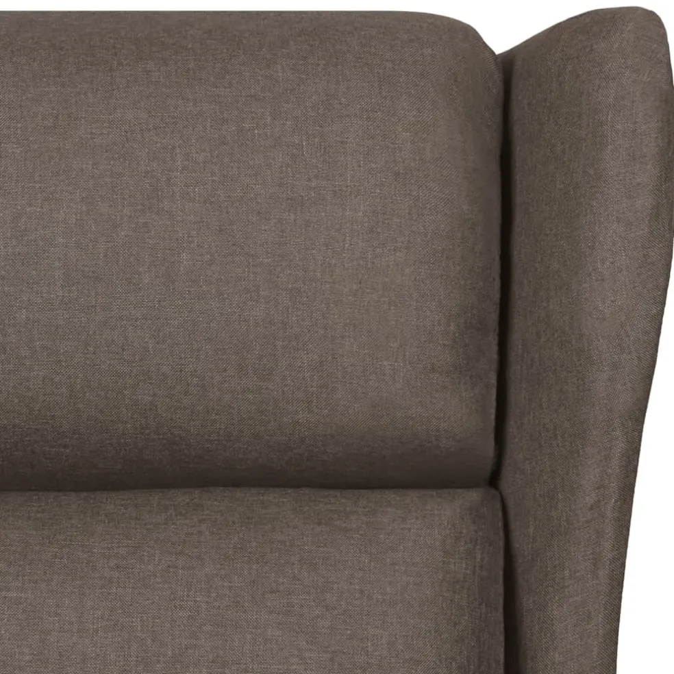 vidaXL Massagestoel stof bruin