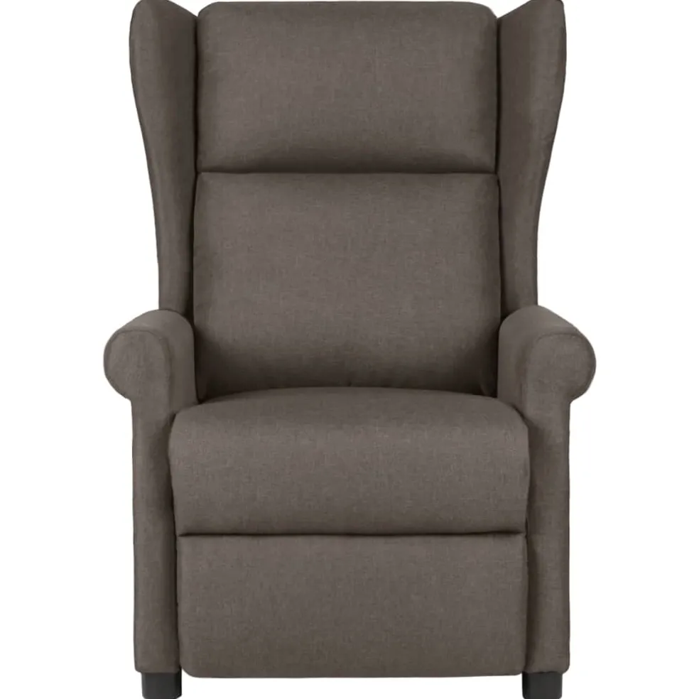 vidaXL Massagestoel stof bruin