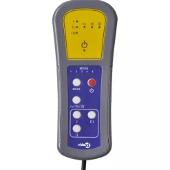 vidaXL Massagestoel stof crèmekleurig