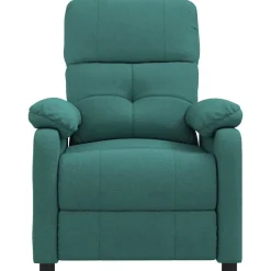 vidaXL Massagestoel stof donkergroen