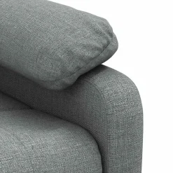 vidaXL Massagestoel stof donkergrijs