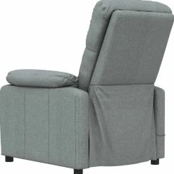 vidaXL Massagestoel stof donkergroen