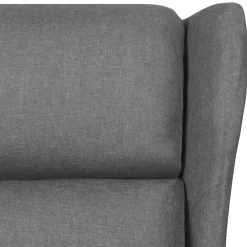 vidaXL Massagestoel stof lichtgrijs