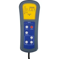 vidaXL Massagestoel stof taupe