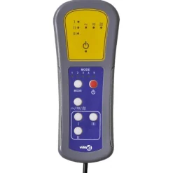 vidaXL Massagestoel stof taupe