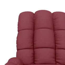 vidaXL Massagestoel stof wijnrood