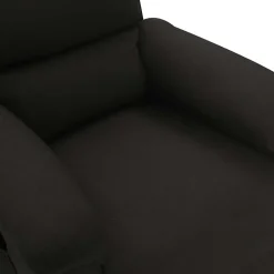 vidaXL Massagestoel stof zwart
