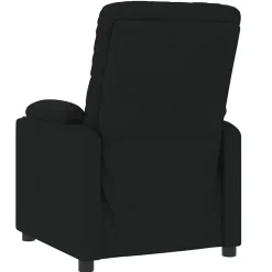 vidaXL Massagestoel stof zwart