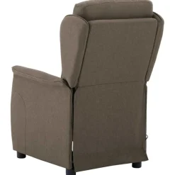 vidaXL Massagestoel Taupe 93.5 x 67.5 x 101.5 cm Stof