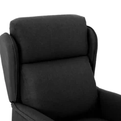 vidaXL Massagestoel Zwart 93.5 x 67.5 x 101.5 cm Stof