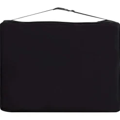 vidaXL Massagetafel inklapbaar 2 zones aluminium zwart en roze