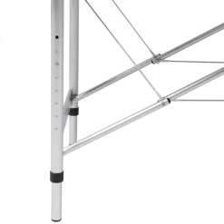 vidaXL Massagetafel met 2 zones 186x68 cm houten frame antraciet