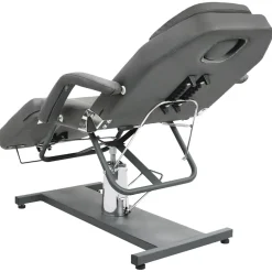 vidaXL Massagetafel 180x62x(87-112) cm grijs