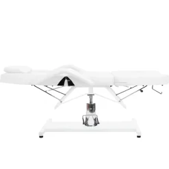 vidaXL Massagetafel 180x62x(87-112) cm wit