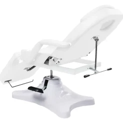 vidaXL Massagetafel 180x62x(86,5-118) cm wit