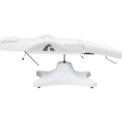 vidaXL Massagetafel 180x62x(86,5-118) cm wit