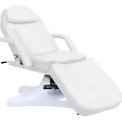 vidaXL Massagetafel 180x62x(86,5-118) cm wit