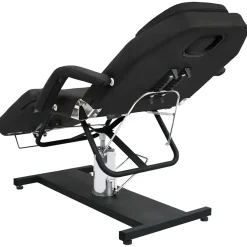 vidaXL Massagetafel 180x62x(87-112) cm zwart