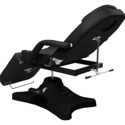 vidaXL Massagetafel 180x62x(86,5-118) cm zwart