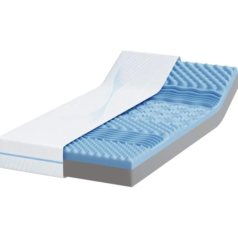 vidaXL Matras Medium stevig 80 x 160 cm Wit