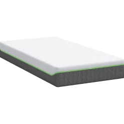 vidaXL Matras Medium zacht 80 x 160 cm Wit en Grijs